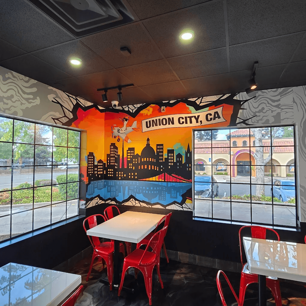 Inside the ChikinDrip Union City restaurant
